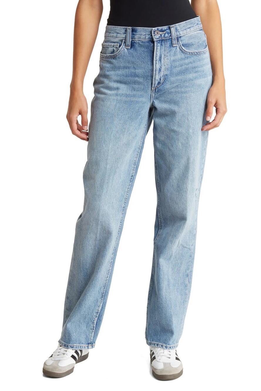 Favorite Daughter The Tommy Mid Rise Boyfriend Jeans Size 27 Distressed Denim